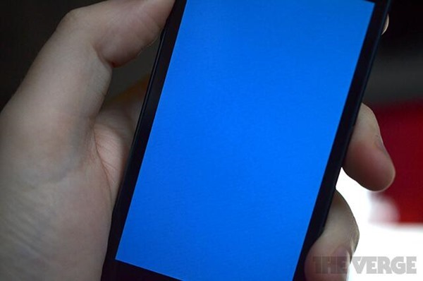 iphone 5s blue screen
