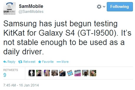 Samsung-Galaxy-S4-Android-44-KitKat-update-in-testing