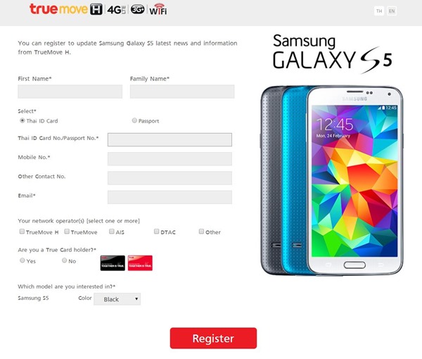 Samsung Galaxy S5 Truemove H