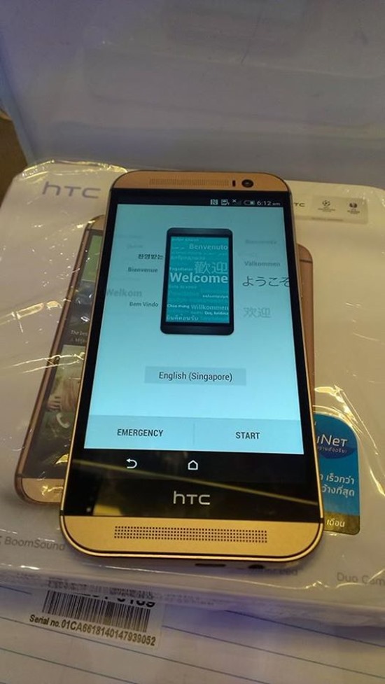 htc one m8 gold 2