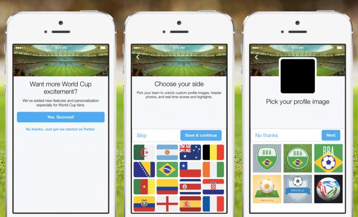 Twitter World Cup 2014 iOS