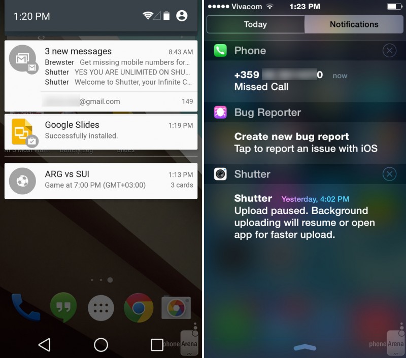 Notifications-in-Android-L-and-iOS-8