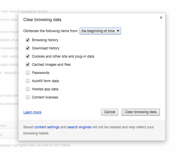 Google Chrome - settings - June 5, 2558 BE at 15:57