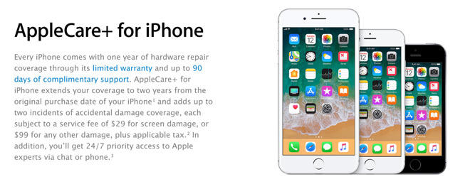 AppleCare+ iPhone 8