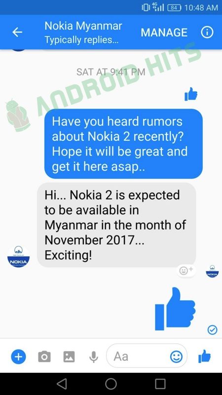 Nokia Myanmar Nokia 2 Response