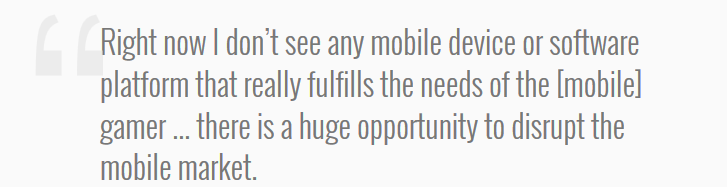 CEO Razer Said about smartphone
