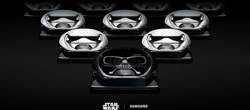 Samsung Powerbot & Samsung Galaxy Note 8 with star wars