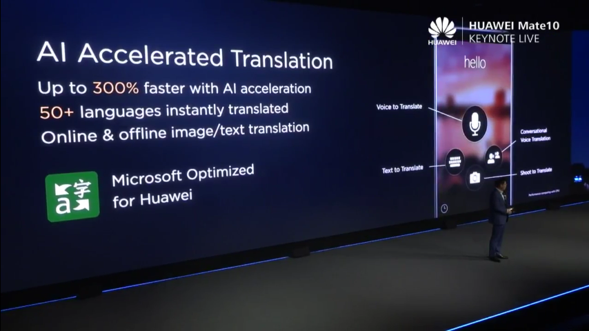 Huawei mate 10 Language Translation