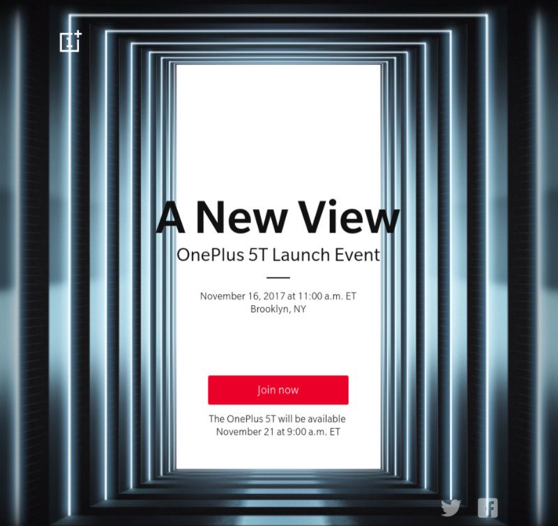 OnePlus 5T Invite