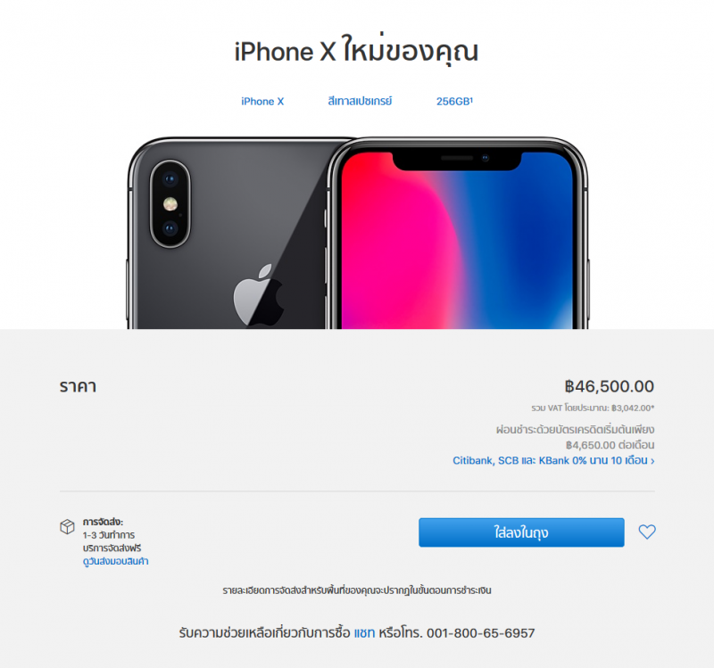 iPhone X 256GB