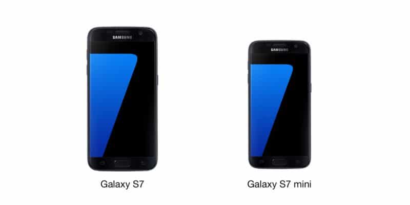 Samsung Galaxy S9 mini in size s7 mini
