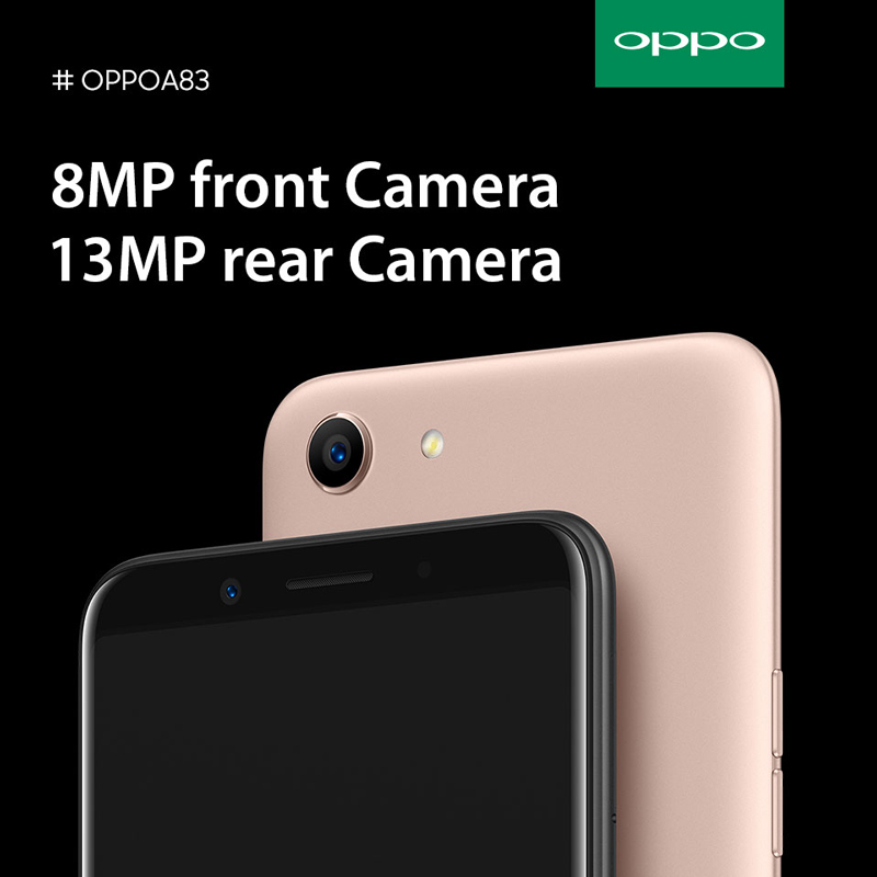 OPPO A83 Camera