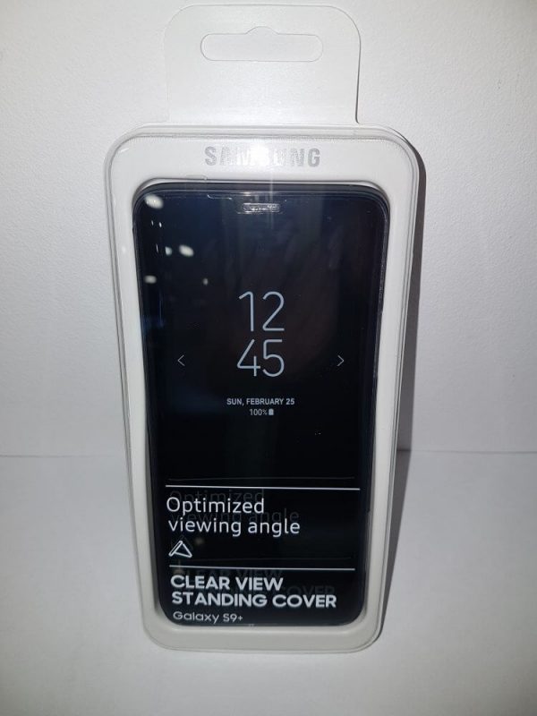 Clear View Standing Cover for Samsung Galaxy S9+
