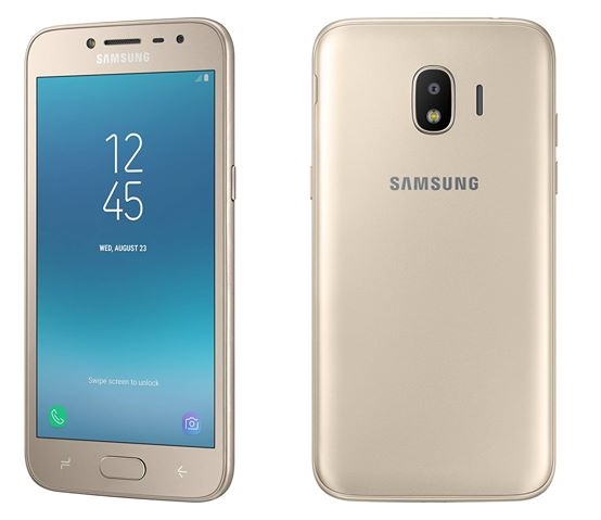 Samsung galaxy J2 Pro Gold render