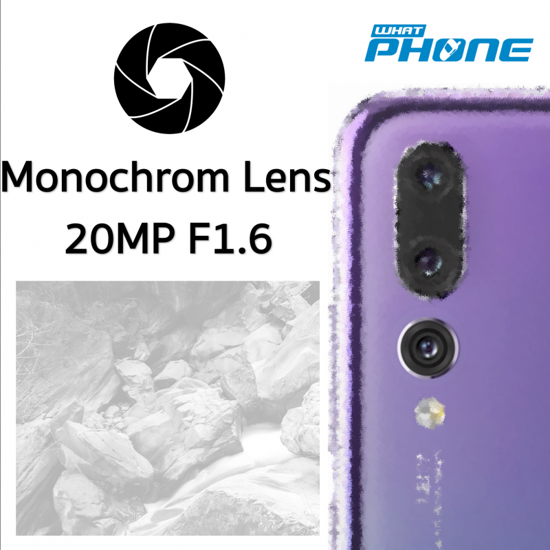 Huawei P20 Pro Triple camera Monochrom Lens