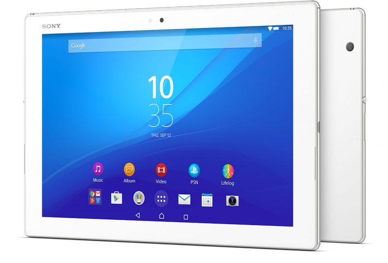 Xperia Z4 Tablet White render