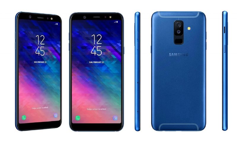 Samsung Galaxy A6 Plus Render Blue leak