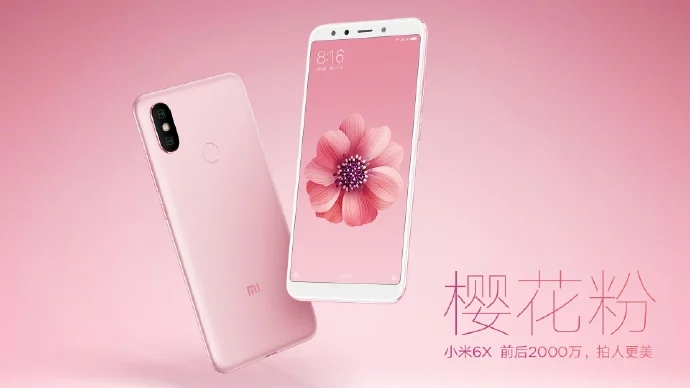 Xiaomi Mi 6x Pink
