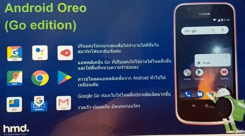 Android OREO Go Edition