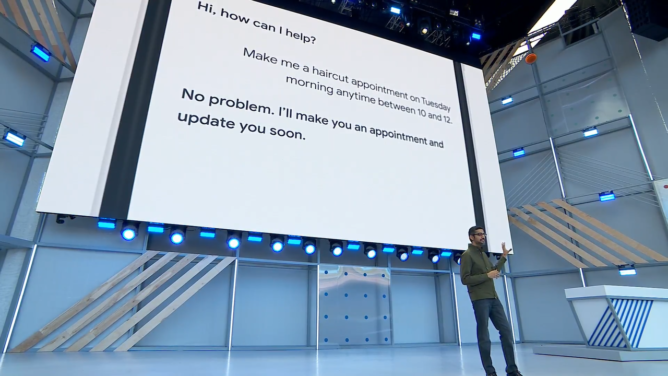 Google Assistant at Google IO 2018