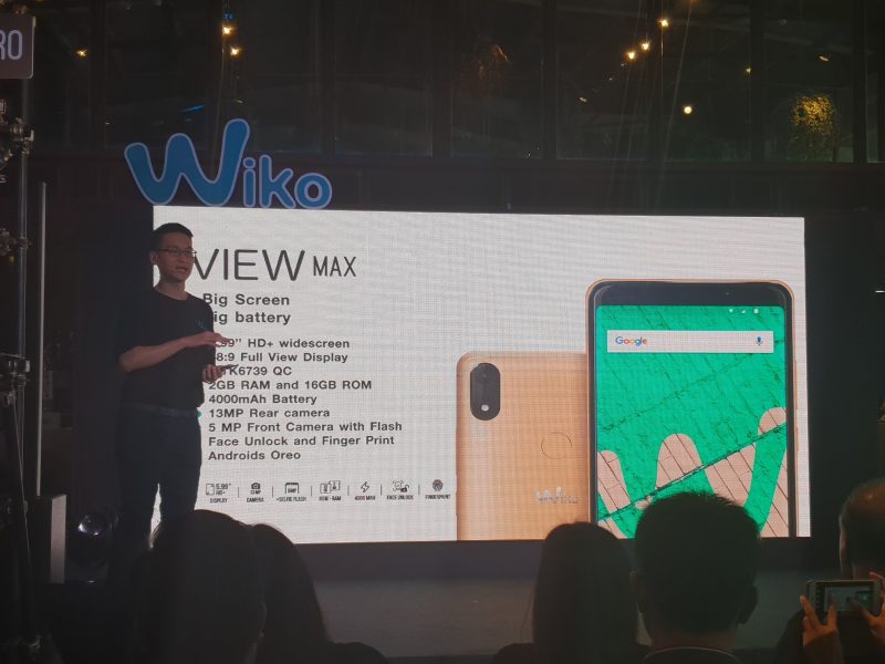 New Wiko View MAX spec สเปค