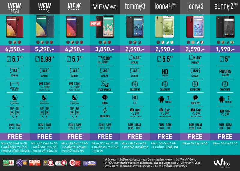 Wiko Promotion Smartphone in TME 2018 - MAY
