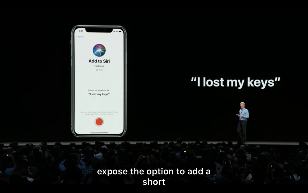 siri iOS 12 WWDC 2018