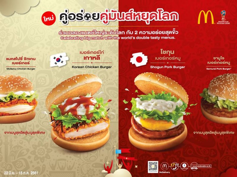 New Burger World Cup McDonald Promotion