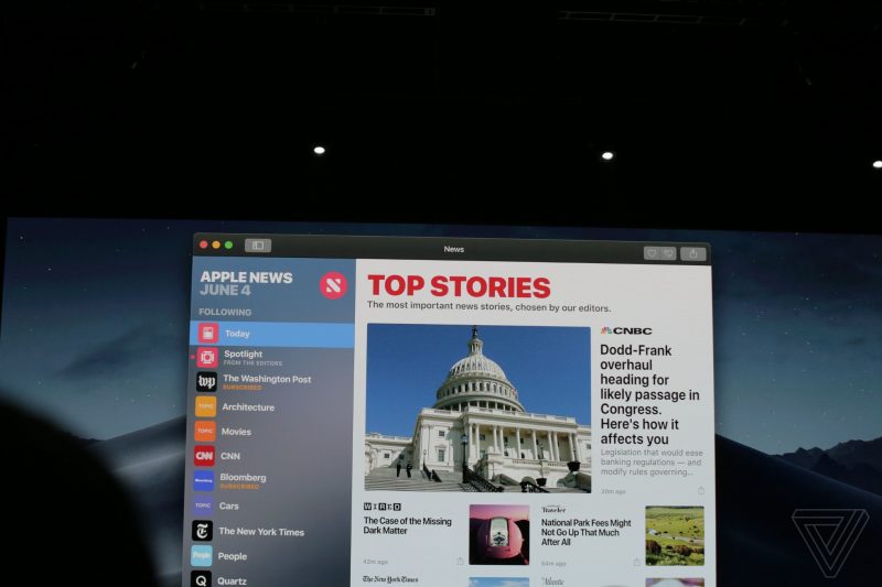 apple_WWDC_2018 Apple News on macOS Mojave - 2