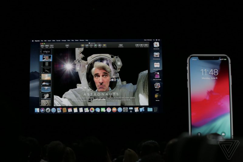 apple_WWDC_2018 Continuity Camera on macOS Mojave