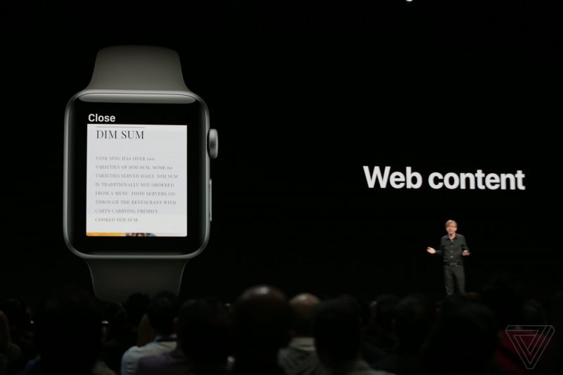 apple_WWDC_2018 Web Content Watch OS 5 feature