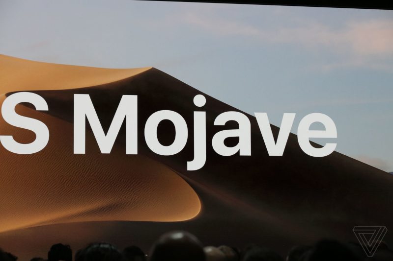 apple_WWDC_2018 macOs Mojave