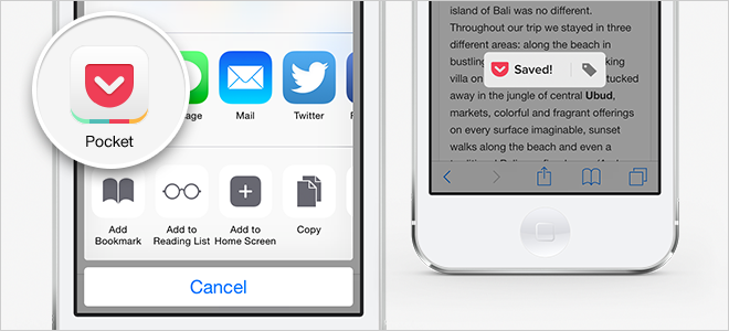 Pocket Ios Icon Pocket for iOS ปรับปรุงคุณสมบัติใหม่ไฉไลกว่าเดิม