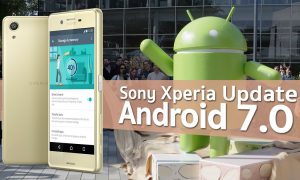 Sony Xperia Upgrade Android 7.0 Nougat
