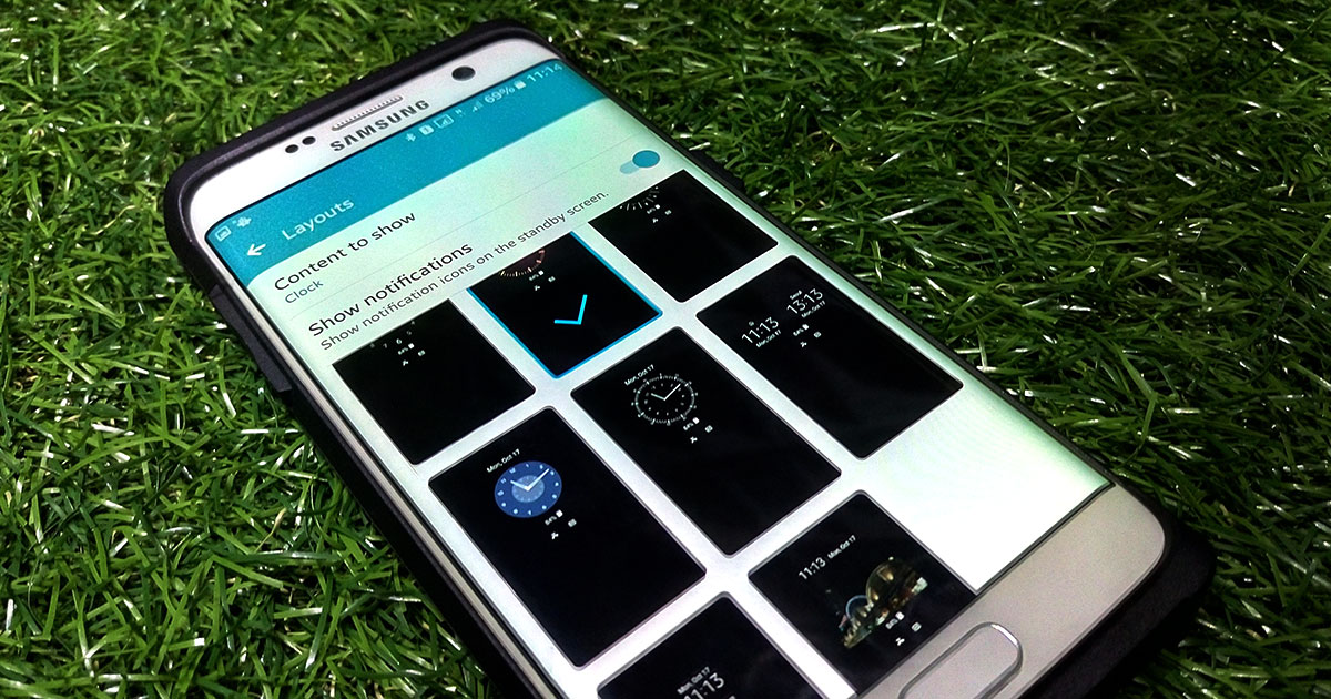 samsung Galaxy S7 AOD new feature