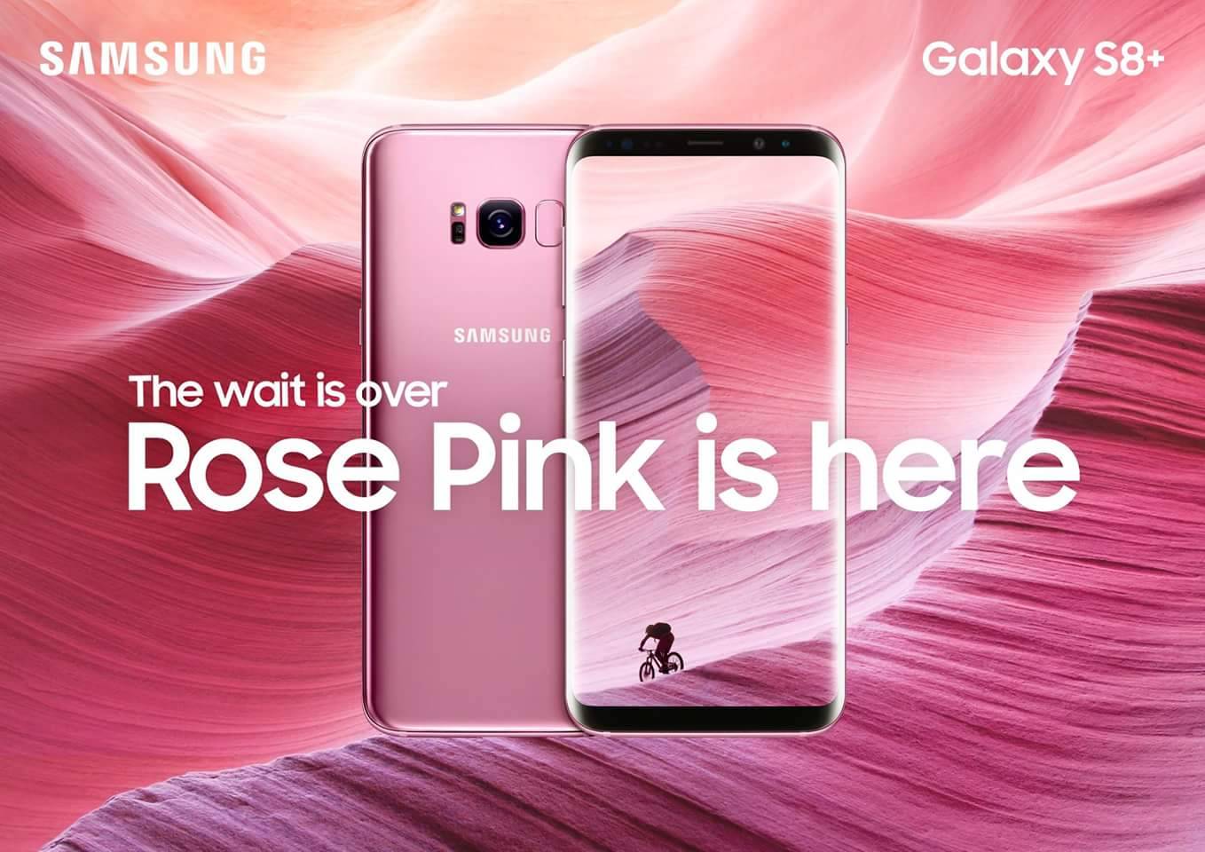 Samsung Galaxy S8+ สี Rose Pink เริ่มวางจำหน่ายในไทยแล้ว