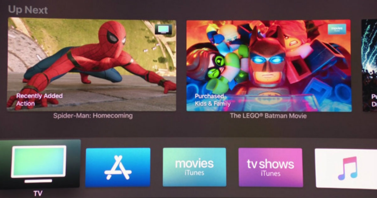 Apple TV iTunes 4K Header