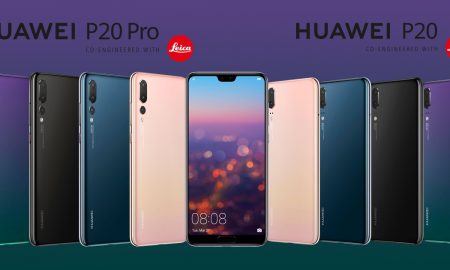 Huawei P20 and Huawei P20 Pro Render All Colour head cover