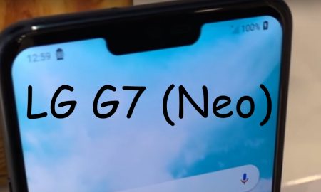 LG G7 neo front feat leak
