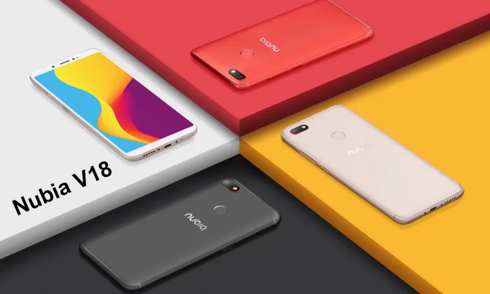 Nubia V18 ALL Colors Render FEat