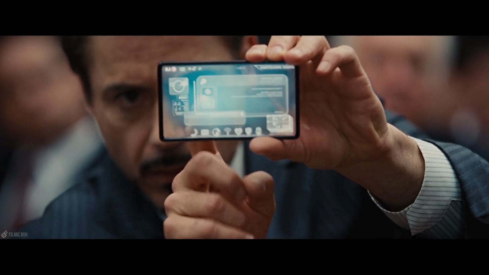 Iron Man 2 (2010) – unknown transparent LG phone