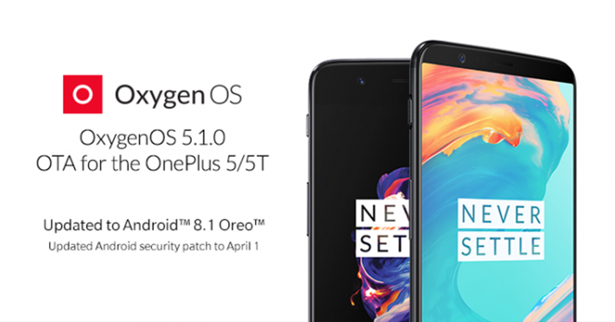 OnePlus 5 and OnePlus 5T Update Android 8.1