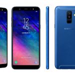 Samsung Galaxy A6 ans Galaxy A6 Plus Blue Render