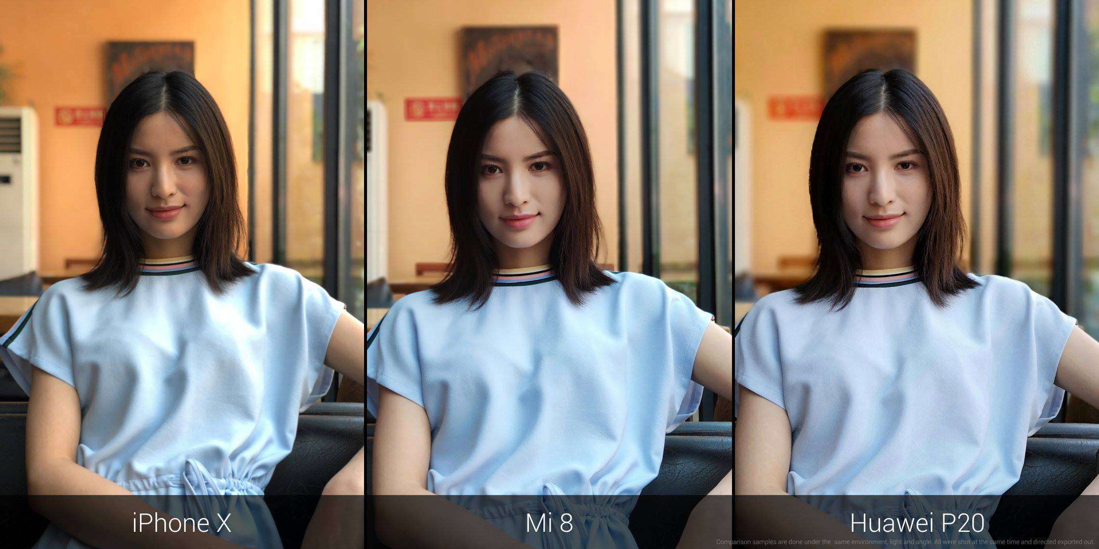 Xiaomi Mi 8 Front Camera Compare