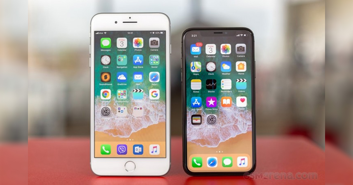 iPhone X and iPhone 8 Plus
