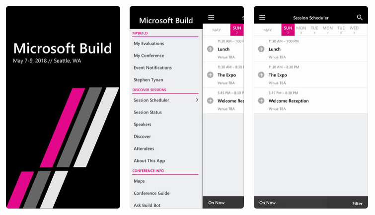 แอพ Microsoft Build บน Android และ iOS อัปเดตเป็นเวอร์ชั่น 2018