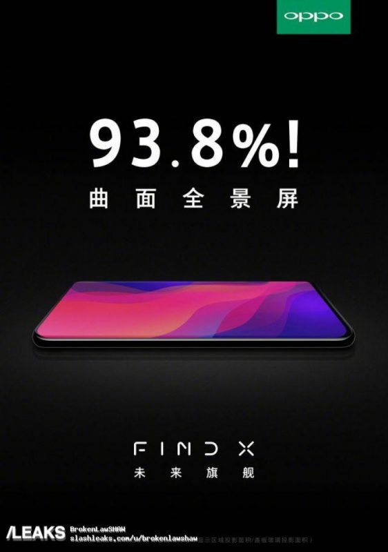 Oppo Find X จอ