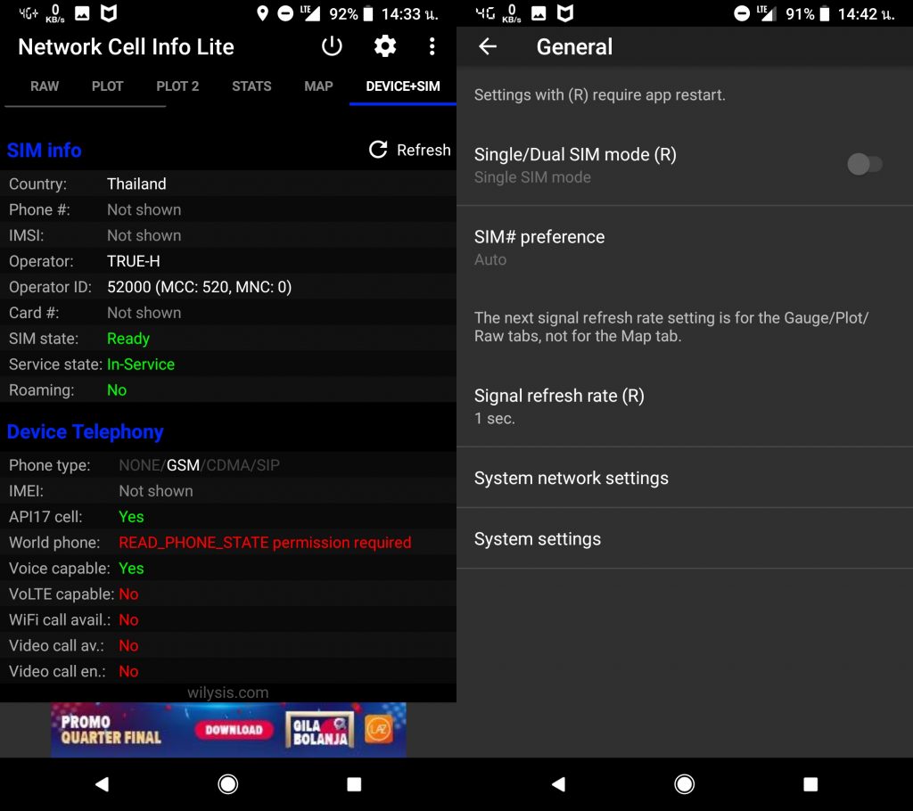 เช็กคลื่นสัญญาณเน็ตง่าย ๆ กับแอพ Network Cell Info บนสมาร์ทโฟน Android