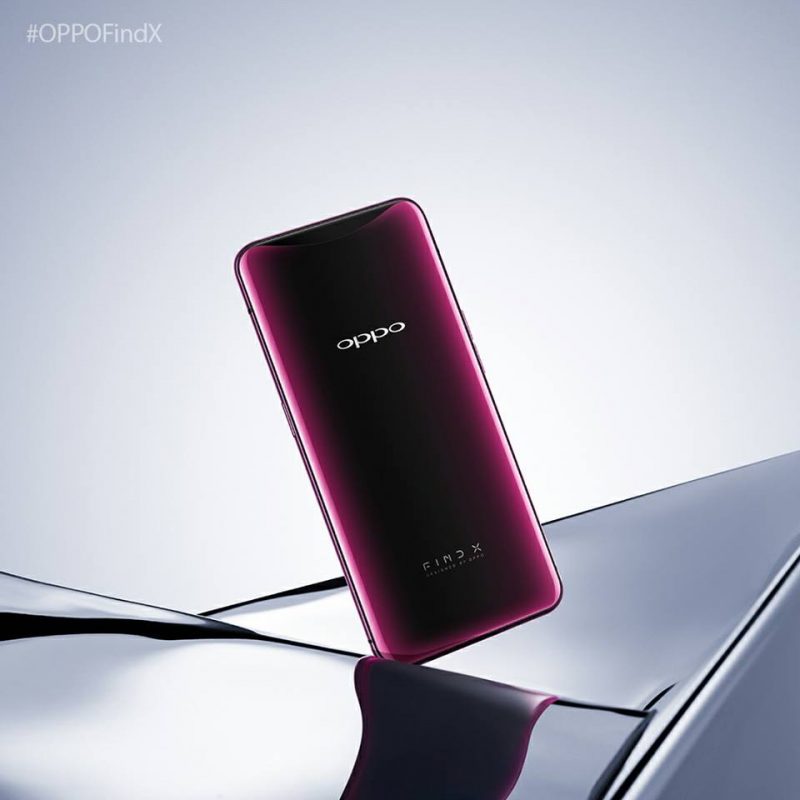Oppo Find X Bordeaux Red
