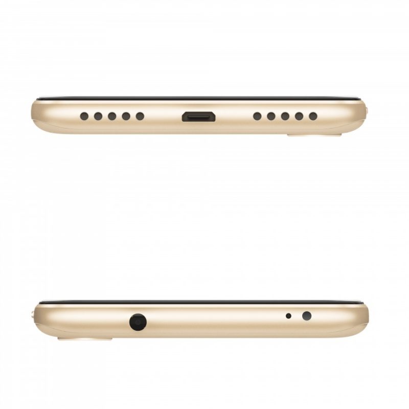 Xiaomi Mi A2 Lite Gold with 3.5 mm and Micro USB Port